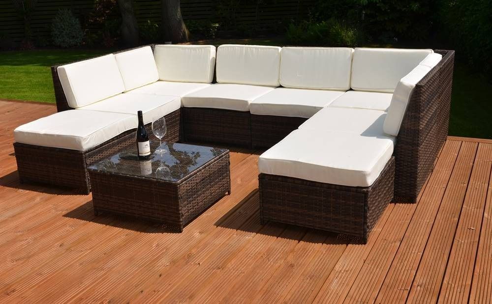 8 seater corner garden furniture sale