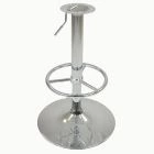 Replacement Bar Stool Full Base - Circle Footrest Chrome