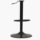 Replacement Bar Stool Full Base, Gas Lift and Footrest Black