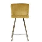 Dartmoor Bar Stool Camel Velvet & Chrome