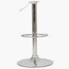 Replacement Bar Stool Full Base, Gas Lift and Footrest Chrome