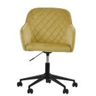 Opus Office Chair Camel Velvet & Black