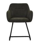 Slaygo Office Chair Slate Grey Faux Leather & Black