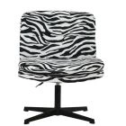 Rosso Office Chair Zebra Fabric & Black