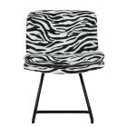 Okano Office Chair Zebra Fabric & Black