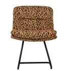 Okano Office Chair Leopard Fabric & Black