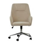 Poot Office Chair in Natural Cream Fabric