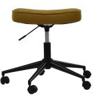 Kylian Office Chair in Light Tan Brown Black Base