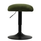 Berg Office Chair Olive Green Velvet Black Base