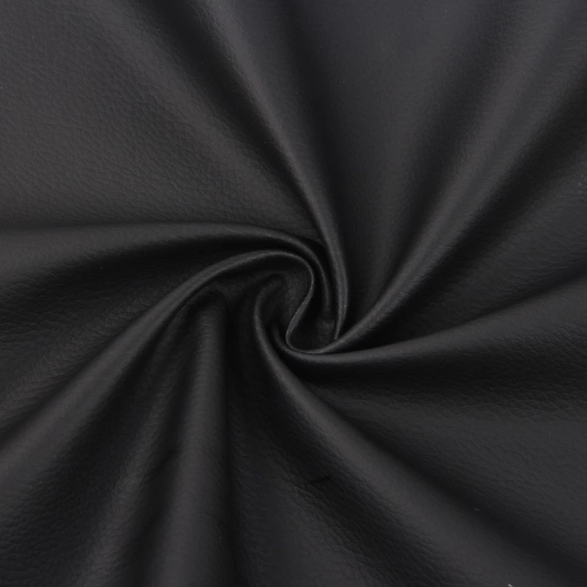 Miami Office Chair Black Faux Leather & Chrome