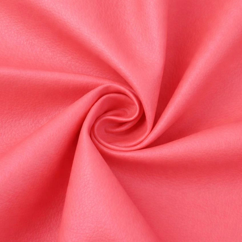 Teeter Bar Stool Coral Pink Leather & Black