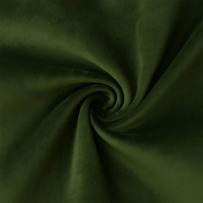 Bubbles Pouffe Foot Stool Olive Green Velvet