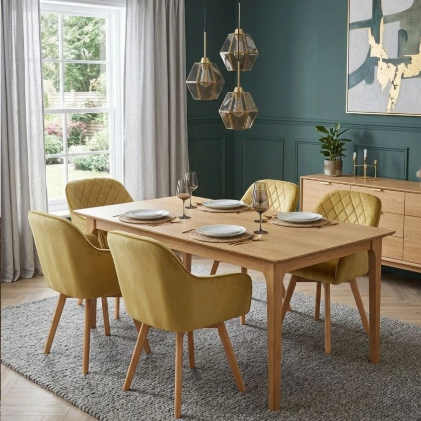 Soldberg Dining Chair Taupe Leather & Wood Leg
