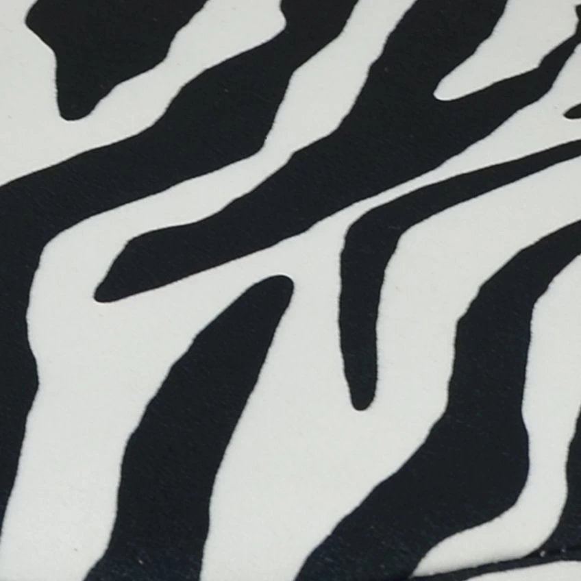 Arda Vanity Chair in Zebra Fabric