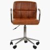 Bahama Office Chair in Vintage Brown Leather