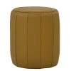 Bubbles Pouffe Foot Stool Light Tan Brown PU
