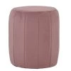 Bubbles Pouffe Foot Stool Pink Velvet 