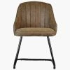Bowfell Office Chair in Aged Brown Leather