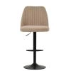 Tuscan Bar Stool in Fawn Brown Fabric