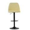 Tuscan Bar Stool in Cream Leather