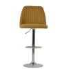 Darwin Bar Stool in Light Tan Brown Leather