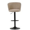 Tribeca Bar Stool in Fawn Brown Fabric