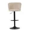Tribeca Bar Stool in Natural Cream Fabric