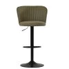 Tribeca Bar Stool in Taupe Leather