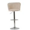 Jardin Bar Stool in Natural Cream Fabric