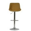 Mason Bar Stool in Light Tan Brown Leather