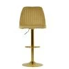 Foyle Bar Stool in Camel Velvet