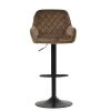 Arnside Bar Stool in Mocha Velvet