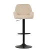 Arnside Bar Stool in Natural Cream Fabric