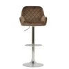 Albany Bar Stool in Mocha Velvet