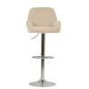 Albany Bar Stool in Natural Cream Fabric
