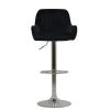 Blair Bar Stool in Black Velvet