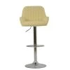 Blair Bar Stool in Cream Leather