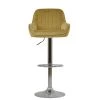 Blair Bar Stool in Camel Velvet