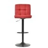 Troy Bar Stool in Wine Red Leather