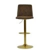 Arizona Bar Stool in Aged Brown Leather