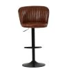 Tribeca Bar Stool in Vintage Brown Leather
