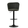 Tribeca Bar Stool in Slate Grey Leather