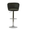 Jardin Bar Stool in Slate Grey Leather