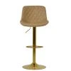 Graf Bar Stool in Aged Cream Leather