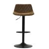 Toronto Bar Stool in Aged Brown Leather