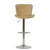 Sitch Bar Stool in Aged Cream Leather