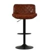 Lush Bar Stool in Vintage Brown Leather