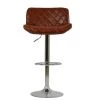 Kudos Bar Stool in Vintage Brown Leather