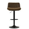 Sydney Bar Stool in Aged Brown Leather
