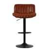 Sydney Bar Stool in Vintage Brown Leather